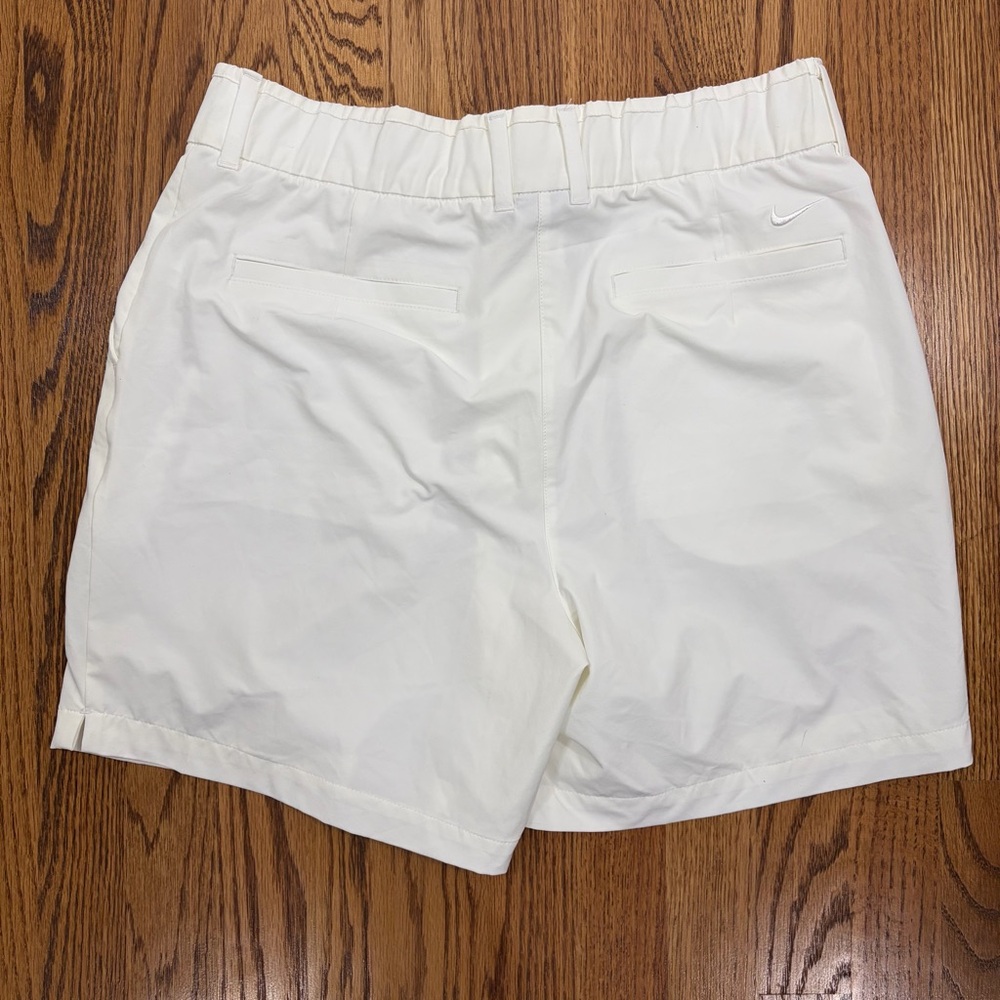 Nike White Elastic Waistband Athletic Shorts - Picture 2 of 7